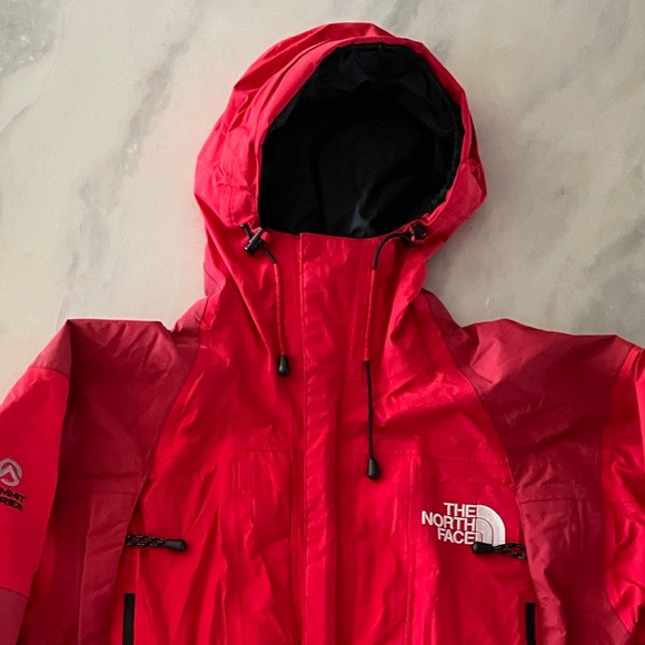 Vintage 90's The North Face Goretex Summit Series Red Black Parka Jacket - Picture 9 of 16